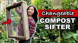 How To Build a 2-IN-1 Compost Sifter Like No Other!