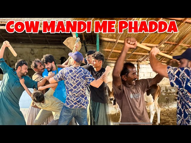 COW MANDI ME KHATARNAK PHADDA HOGAYA 🤬 | BAKRA EID VLOG | MISHKAT KHAN class=