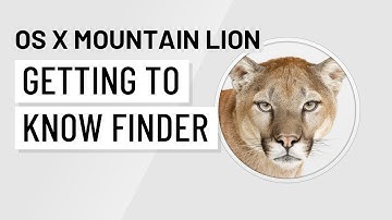 Mac OS X Mountain Lion: Getting to Know Finder