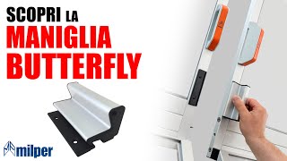 Brevetti Milper - Chiusura autocentrante con Maniglia Butterfly