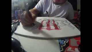 AEE magicam Time lapse drawing test