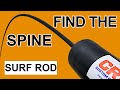 How to find the spine of a 2 piece surf rod  fishing rod blank