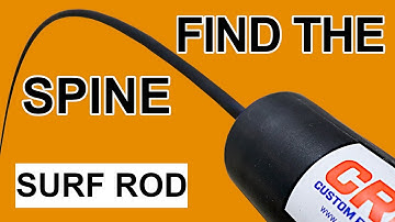 HOW TO FIND THE SPINE OF A 2 PIECE SURF ROD | FISHING ROD BLANK