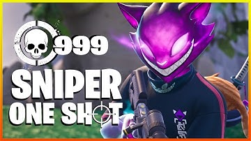 Fortnite - Insane Sniper One Shot Gameplay (Creative Map)