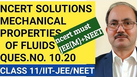 NCERT SOLUTIONS/CLASS 11 PHYSICS/QUES.NO.10.20 CHAP -10/PHYSICS4YOU