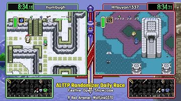 Festive Open Dec 23, 2019. ALTTP Randomizer Daily Race.