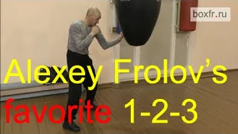 Boxing: coach Frolov's favorite one-two-three