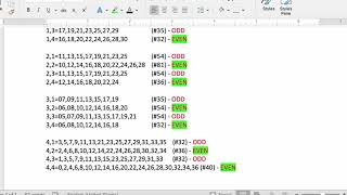 LOTTODDS.COM - How to Utilize the 1234pattern Sums Odd Even Patterns