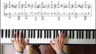 Buxtehude - Passacaglia in D minor, BuxWV 161 (piano transcription played on CLP-785)