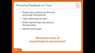 Finding Best Fit MBTI® Type