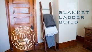 Blanket Ladder Build (DESERT ALCHEMY DESIGN) I built this blanket ladder with 2x4