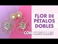 FLOR DE PÉTALOS DOBLES EN ALAMBRISMO / TUTORIAL