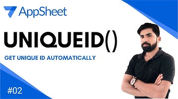 How to Use UNIQUEID() in AppSheet | Auto Generate Unique IDs