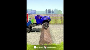 Mudrunner pc game with Speed Bumps #mudrunner #pcgame #shorts