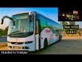 VOLVO BUS WITH TOILET | MUMBAI TO UDAIPUR BUS JOURNEY BY FALCON TRAVELS' VOLVO B11R  | VLOG 🔥🚌 |