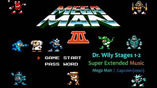 Mega Man 3 (NES) - Dr. Wily Stages 1-2 (Extended Music)