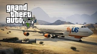 Come rubare un aereo di linea [Boeing 747] - Grand Theft Auto V | PS4