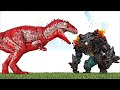 ALPHA CRYSTAL BALROG BOSS VS ALPHA GIGANOTOSAURUS PRIMAL FEAR (ARK SURVIVAL EVOLVED BATTLE)