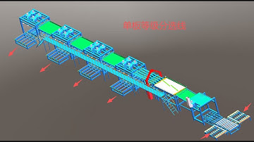 plywood veneer grading line veneer sheets sorting line Linyi plywood machine  produciton line