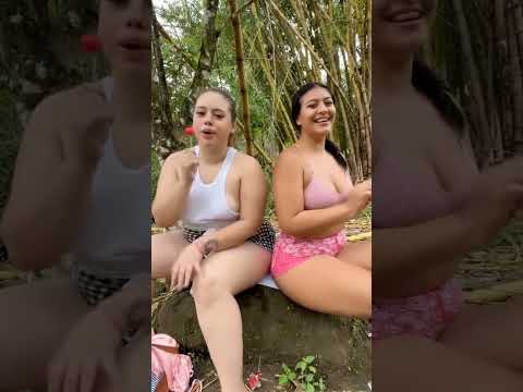 Andrea granda with friends Lady Garcia outdoor vlog #reels #andreagranda #LadyGarcia