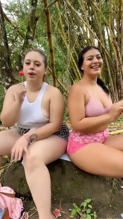 Andrea granda with friends Lady Garcia outdoor vlog #reels #andreagranda #LadyGarcia