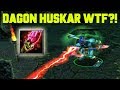 DOTA HUSKAR DAGON + AGHANIM'S BEYOND GODLIKE!