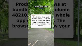 Google asks: Source maps: debugging minified production code | frontend interview
