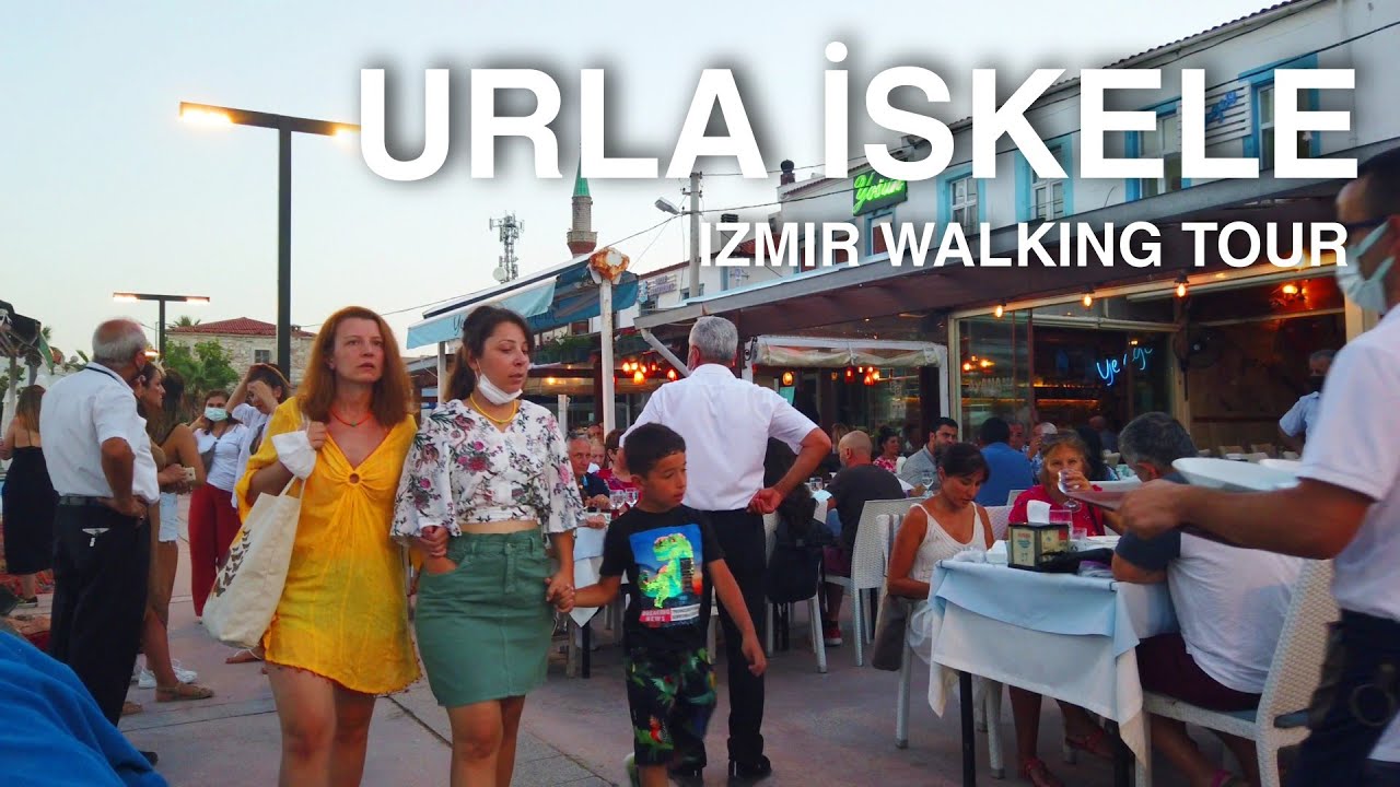 [4K] Izmir URLA Walking Tour - İskele Neighborhood | 🇹🇷 Turkey Travel 2021