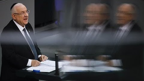 Gemeinsames Gedenken an NS-Opfer: Rivlin und Steinmeier im Bundestag