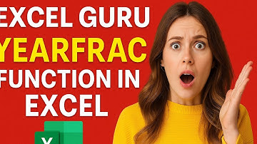 ✅ YEARFRAC in Excel: Secret Formula to Calculate Age in Seconds!🚀 Excel YEARFRAC Function Explained