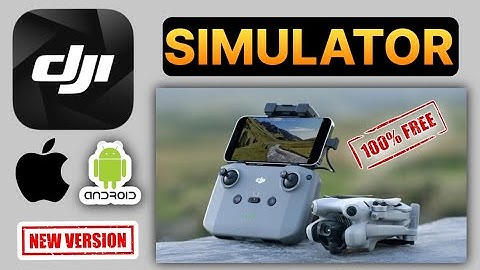 DJI Drones SIMULATOR FOR FREE (NEW VERSION 2024)compatible with RCN1 controller ios/ android