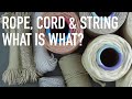 DIY Tutorial - Macrame Terms: The Difference Between Rope, String and Cord! Macrame For Beginners