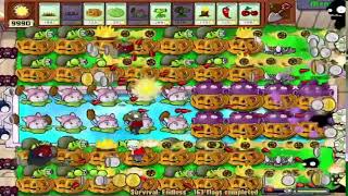 Plants vs Zombies: Survival Endless  Road to 1000 Flags  | 101 to 250 Flags