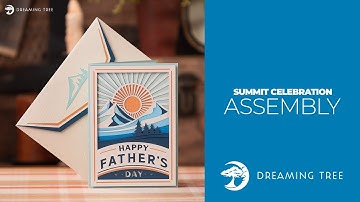 SVG File - Summit Celebration Card SVG File - Assembly Tutorial (Cricut, Silhouette and ScanNCut)