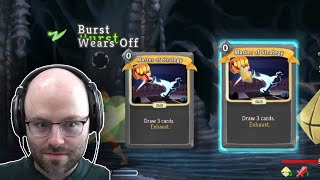 You can pinpoint the exact moment he begins to believe (Slay the Spire)
