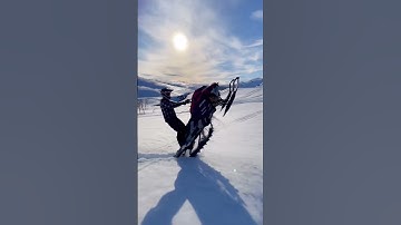 Ski-Doo Snowmobile Wheelie