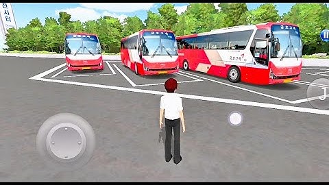 new intercity hyundai bus in highway in rest area - 3d driving class 2024 - best andriod gamplay