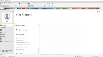 Introduction to the Coreldraw-x7 Interface