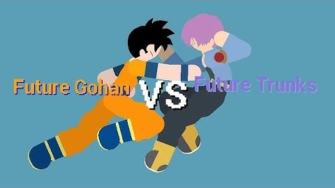 Future Gohan VS Future Trunks Stick Nodes Animation