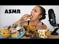 ASMR Eating Cream Puffs & HUGE Brownies! (whispered)