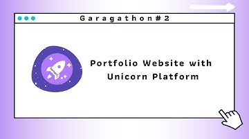 How to Build a Portfolio Website with @unicornplatform