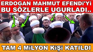 Erdoğan Mahmut efendi hazretlerinin cenazesinde öyle bir konuştu ki..Tabutu omuzladı Bakın ne oldu!