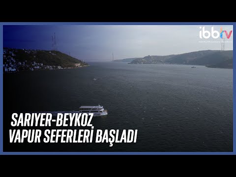 Sarıyer-Beykoz arası karşılıklı vapur seferleri başladı