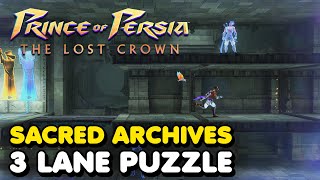 Prince of Persia The Lost Crown - Sacred Archives 3 Lane Puzzle Solution