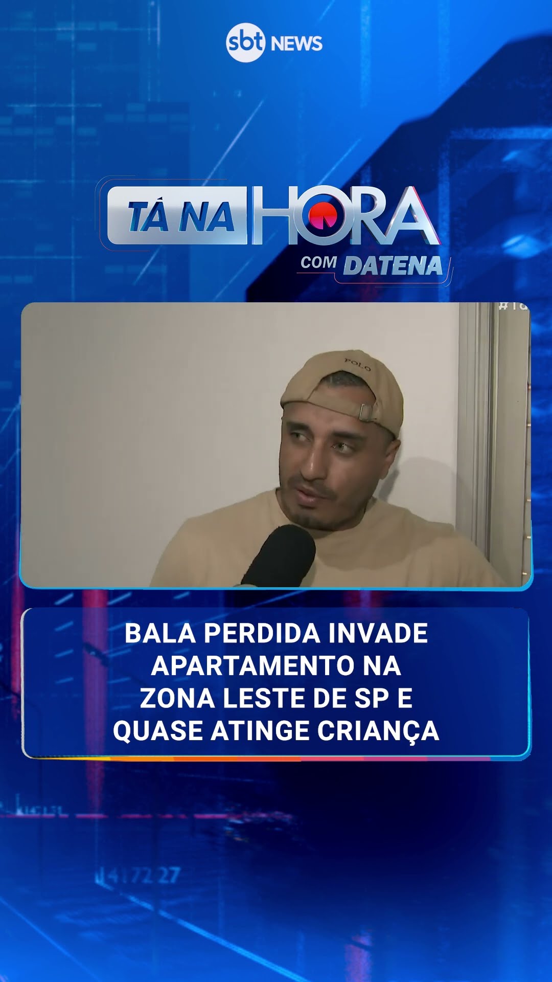 Bala perdida quase atinge criança dentro do quarto na zona leste de São Paulo