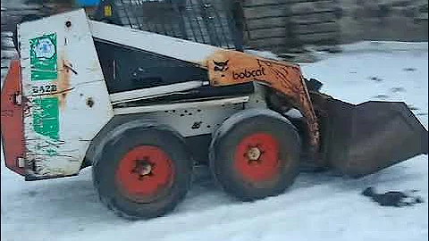 Cleaning The Barn With The Bobcat.