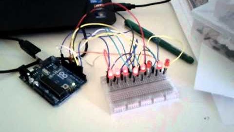 Contador binario arduino