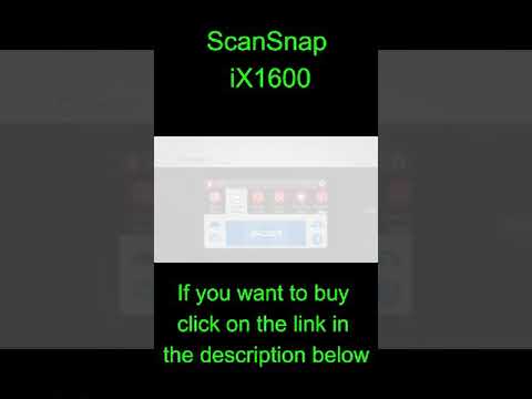 Fujitsu ScanSnap iX1600 Versatile Cloud Enabled Document Scanner fo Mac or PC