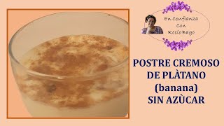 Delicio POSTRE CERO AZÙCAR 🌺 muy nutritivo, sin endulzantes artificiales