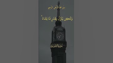 وَلَوْ بَسَطَ اللَّهُ الرِّزْقَ لِعِبَادِهِ سورة الشورى #صوت_جميل  😴❤🤲